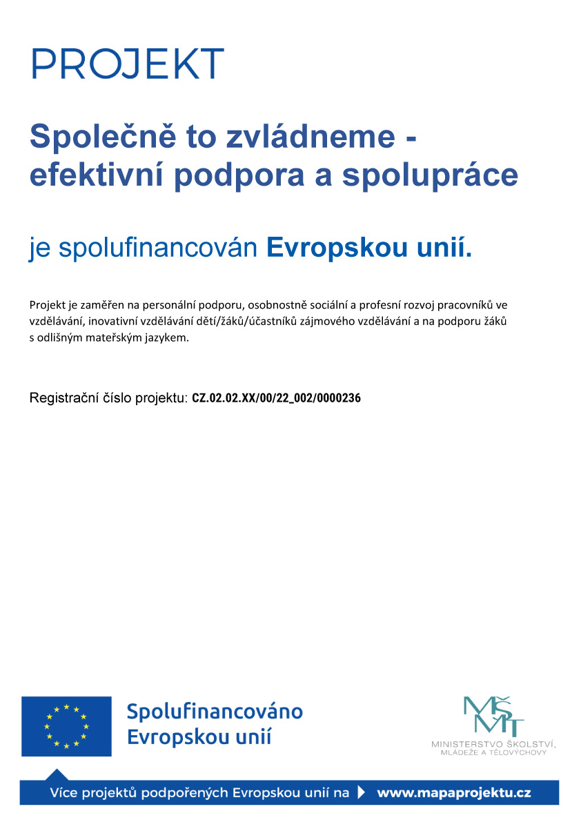 Společně to zvládneme – efektivní podpora a spolupráce